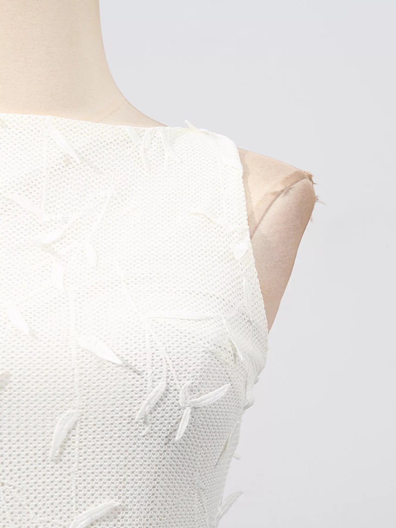 Sleeveless Floral Applique Midi Dress - product image 8