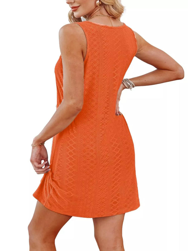 Sleeveless Knotted Hem Tank Dress - product image 18