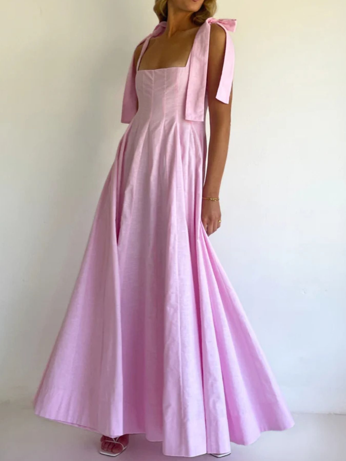 Gradient Tie Shoulder Maxi Dress - product image 18