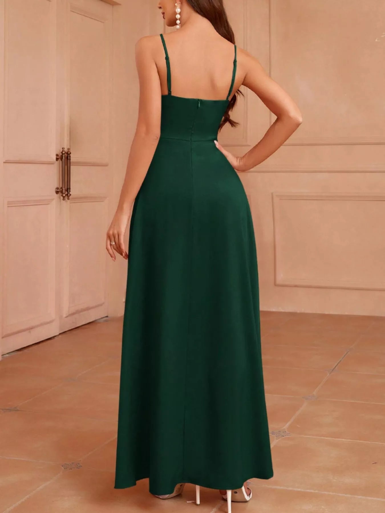 Slit Spaghetti Strap Maxi Dress - product image 8