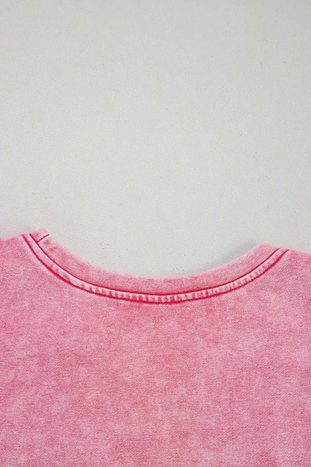 Mineral Wash Raw Edge Ruffle Mini Dress - product image 10