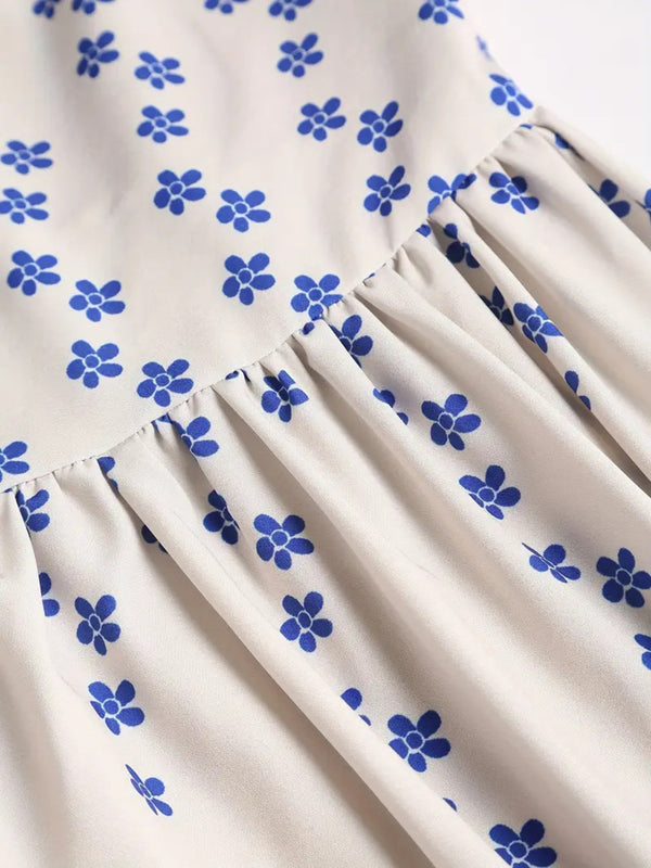 Sardine Print Spaghetti Strap Midi Dress - product image 10