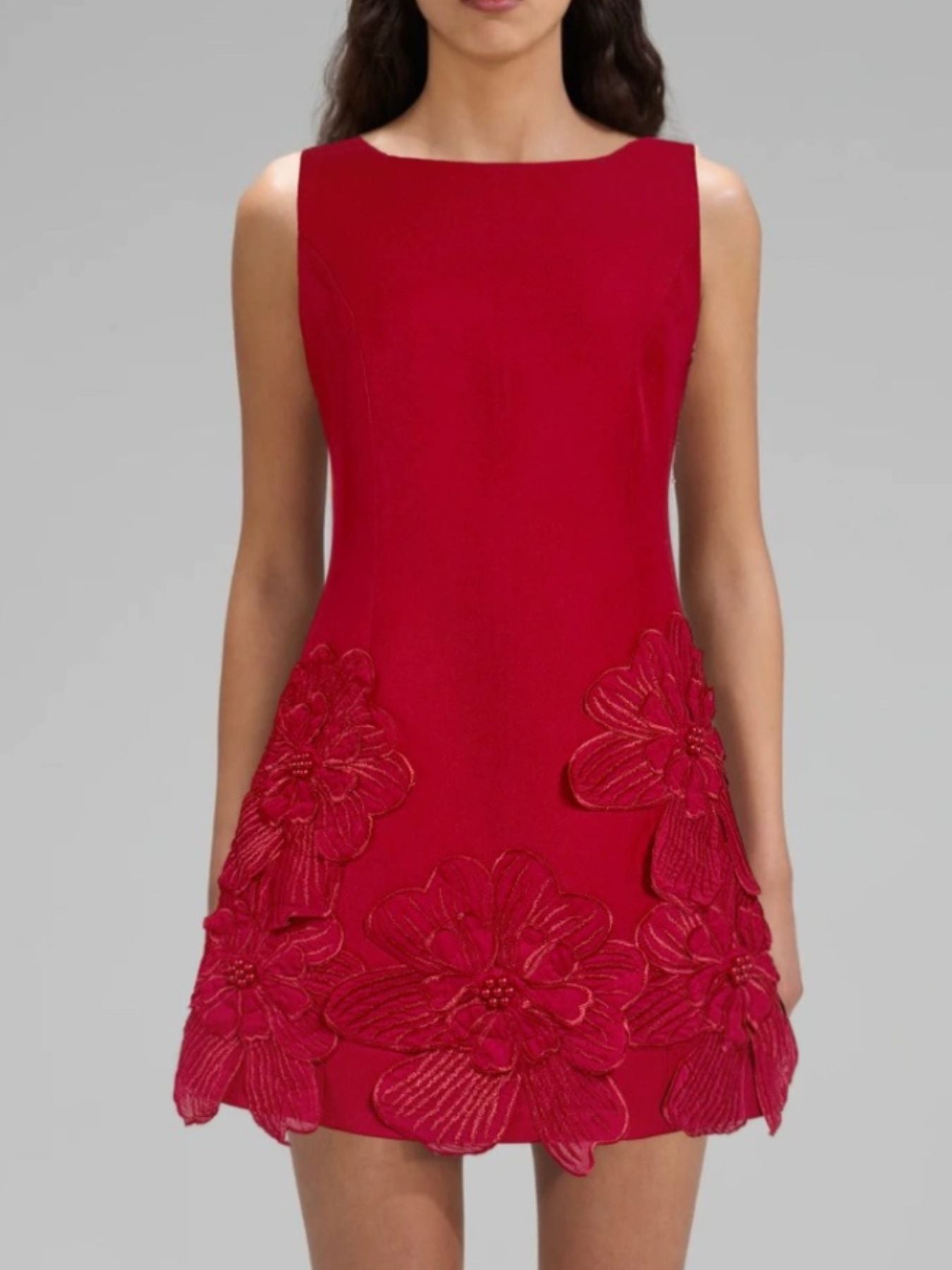 Flower Round Neck Sleeveless Dress - Shopiebay women's boutique