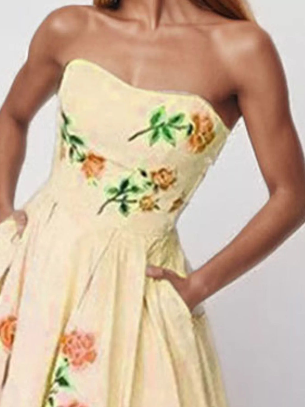Floral Print Tube Maxi Dress - product image 12