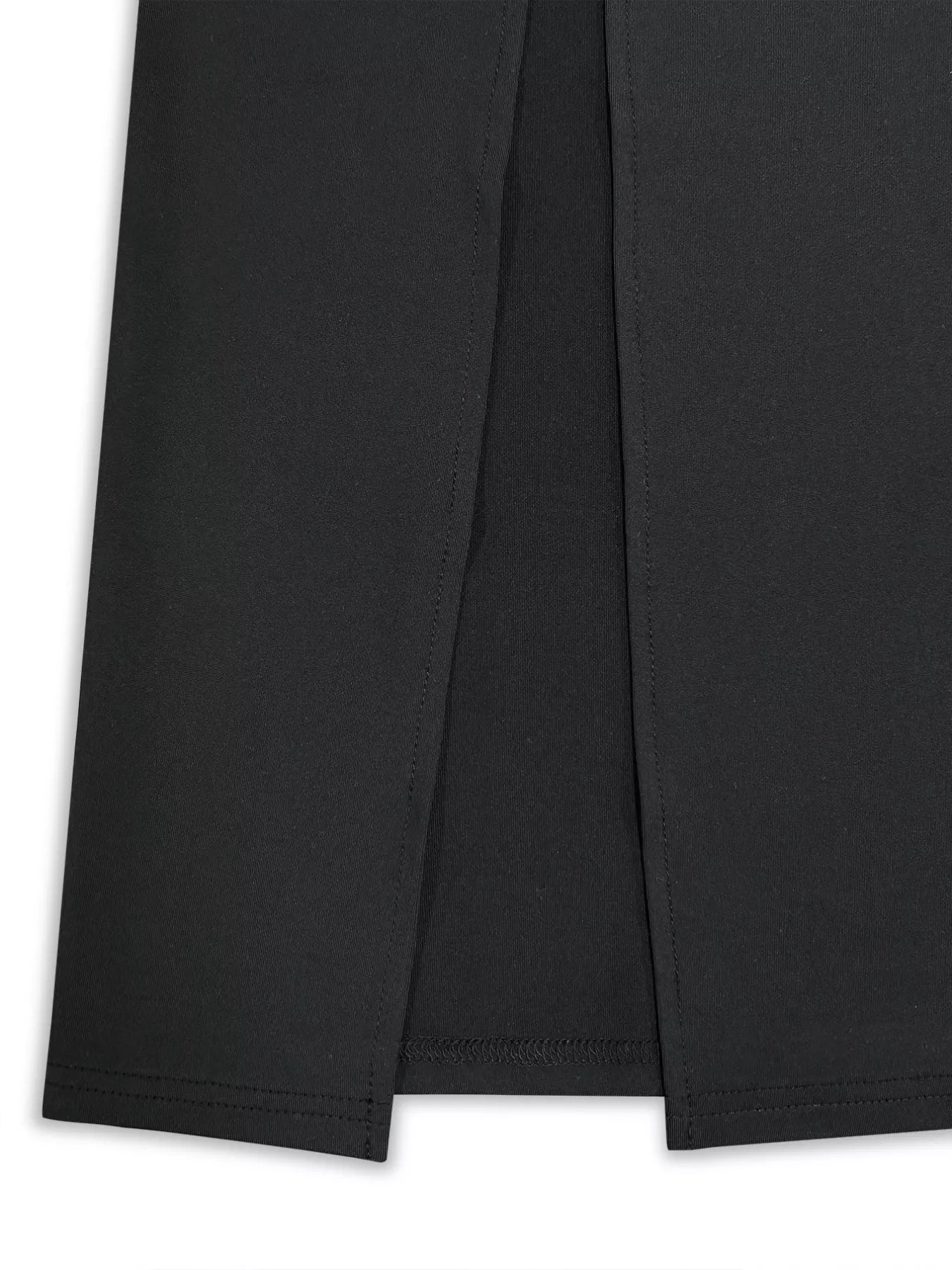 Square Neck Long Sleeve Slit Bodycon Maxi Dress - product image 6