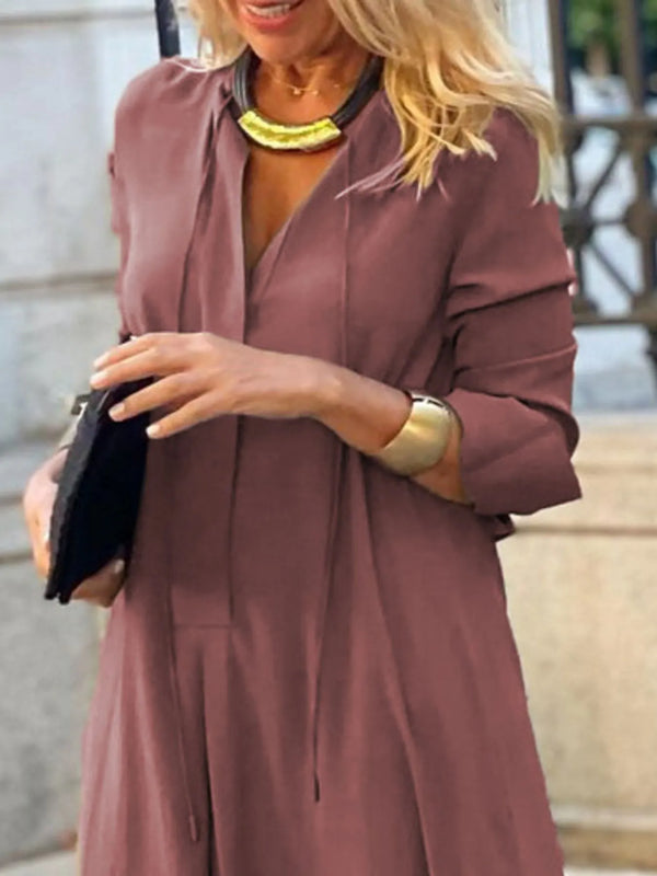 Solid Color Maxi Shirt Dress - product image 8