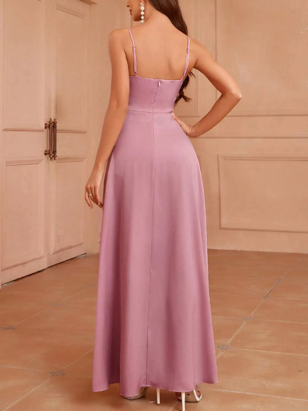 Slit Spaghetti Strap Maxi Dress - product image 20