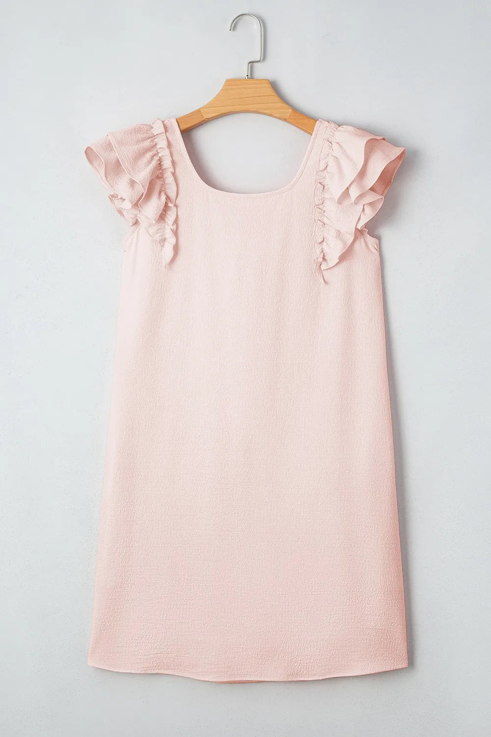 Ruffle Sleeve Bow Back Mini Dress view 3 - Shopiebay