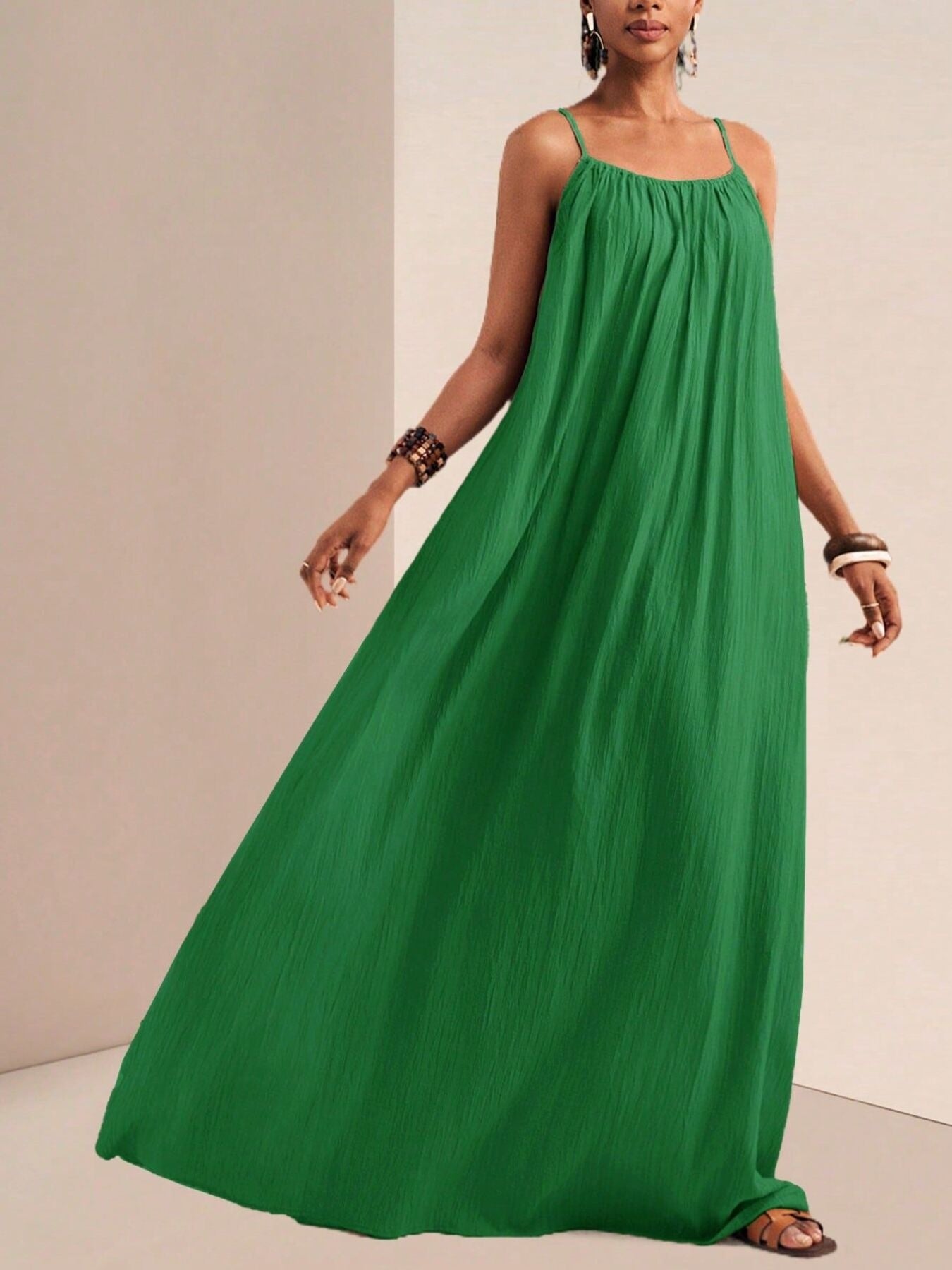 Spaghetti Strap Flowy Maxi Dress - product image 19