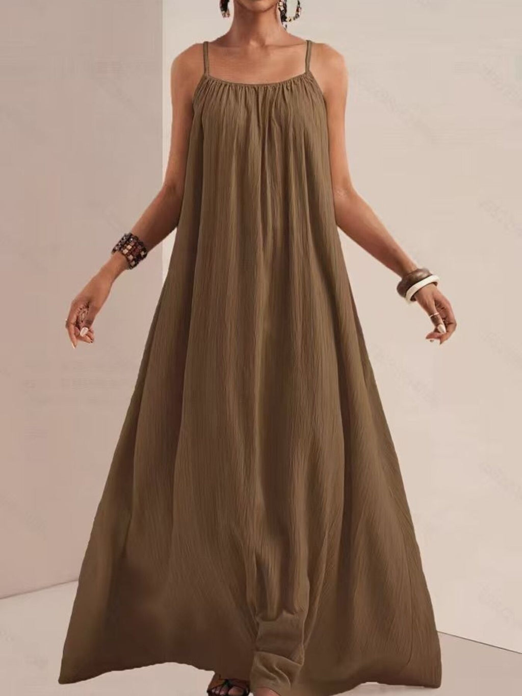 Spaghetti Strap Flowy Maxi Dress - product image 15