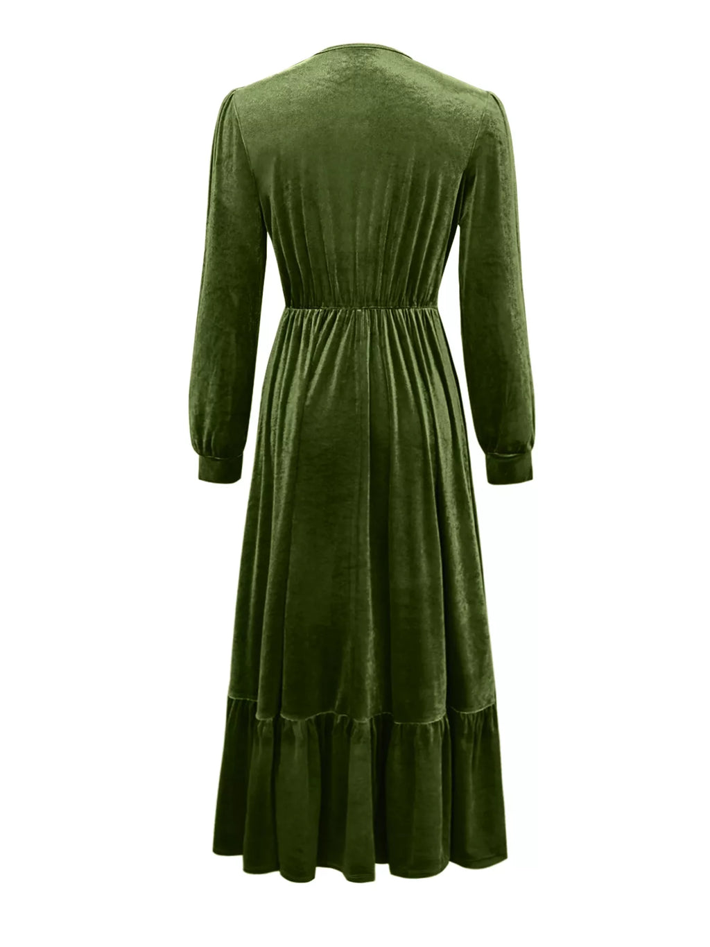Ruffled Hem Long Sleeve Dress - product image 6