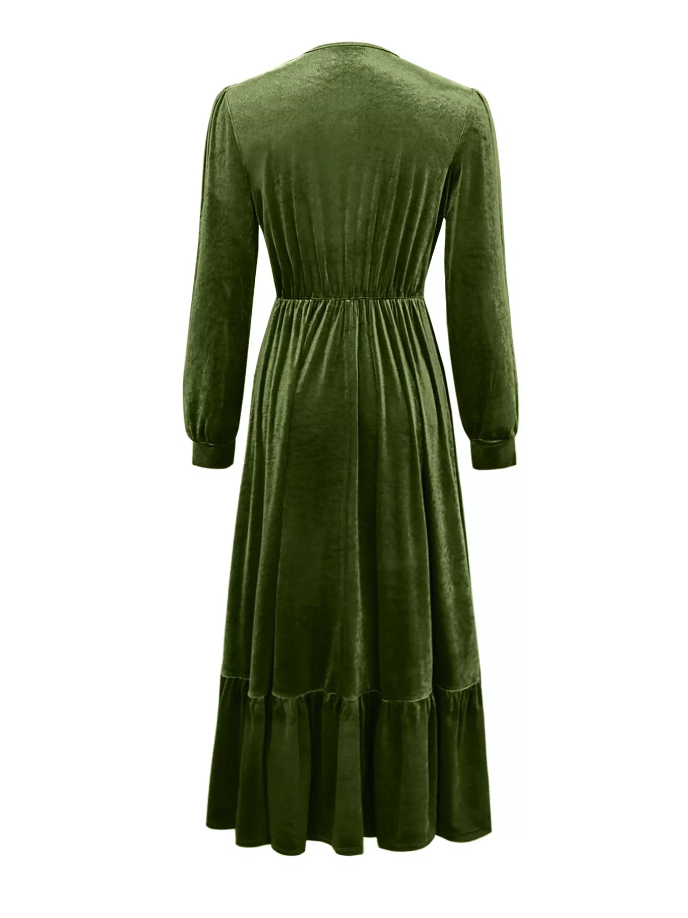Ruffled Hem Long Sleeve Dress - product image 6