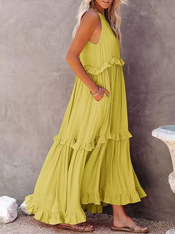 Ruffled Tiered Sleeveless Maxi Dress - product image 17