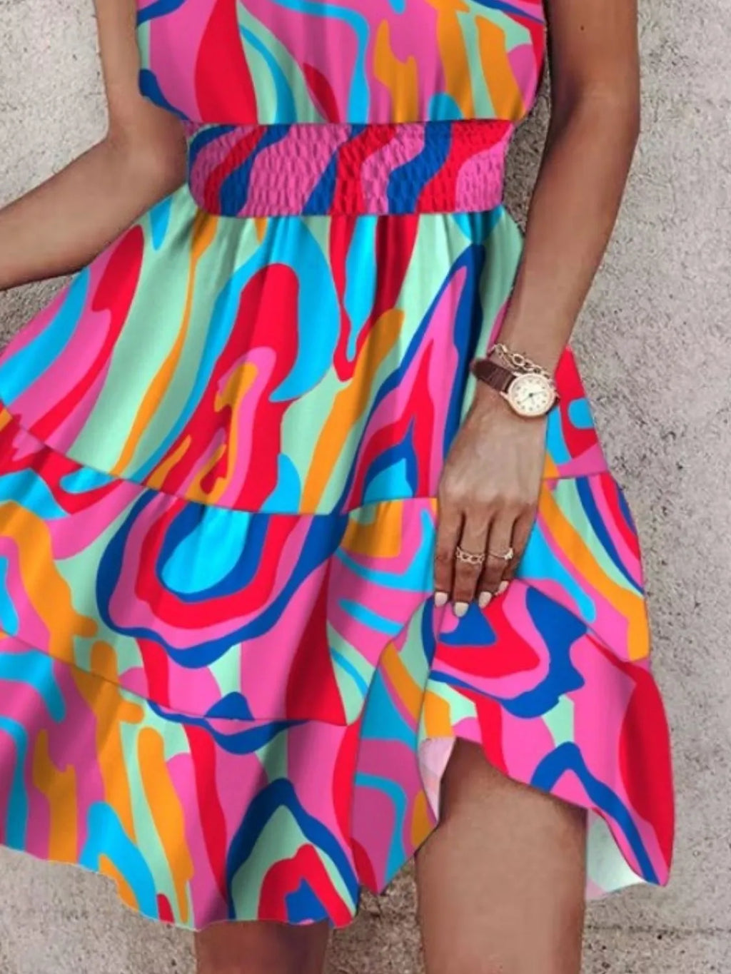 Paisley Print Halter Neck Mini Dress - product image 14