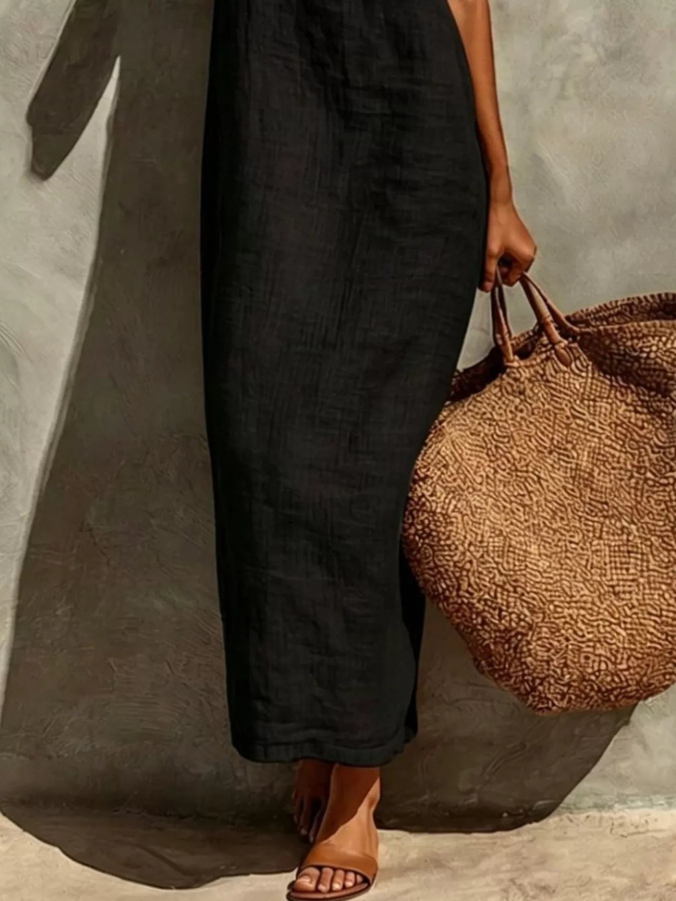 Sleeveless Linen Casual Maxi Dress - product image 12