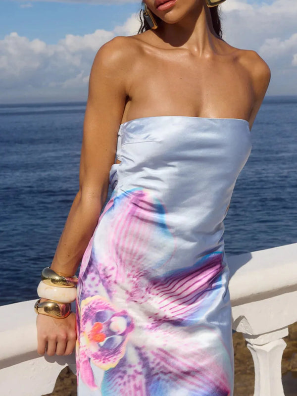 Printed Tube Maxi Dress - product image 15