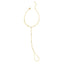 Seraphine CZ Hand Chain Bracelet