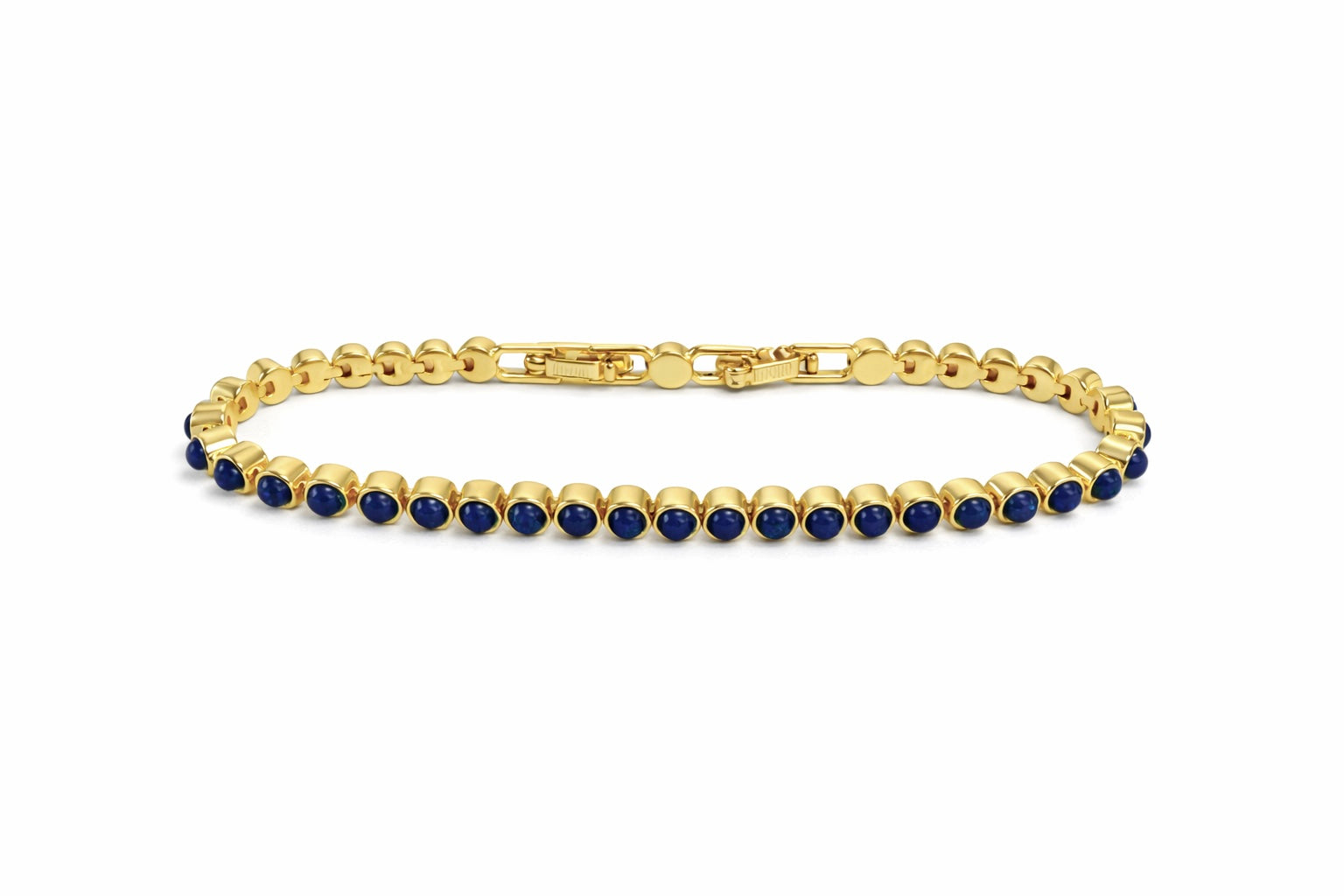 Lapis Lazuli Cabochon Tennis Bracelet Main image