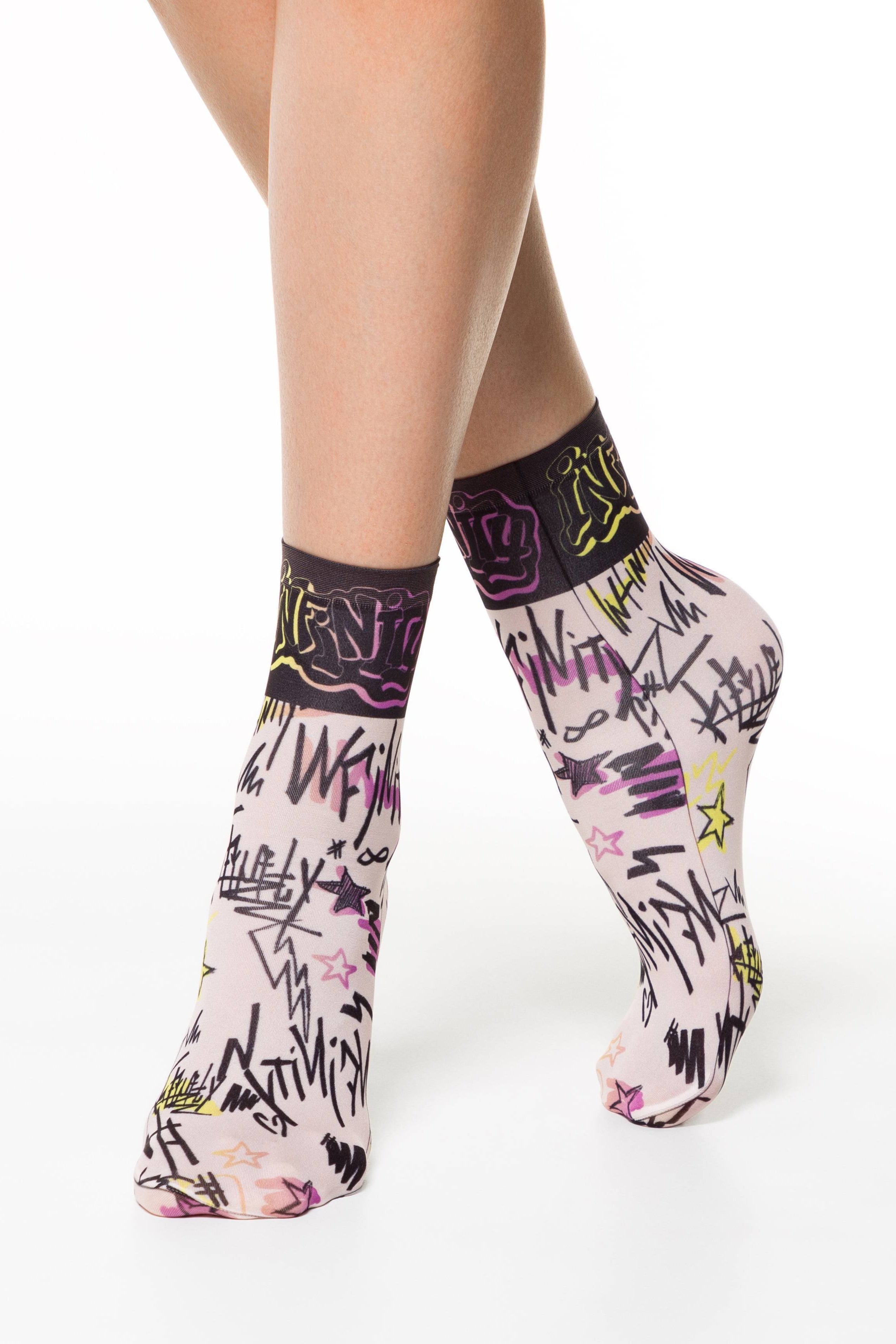 Socks Conte Fantasy 098 - With a Print Main image