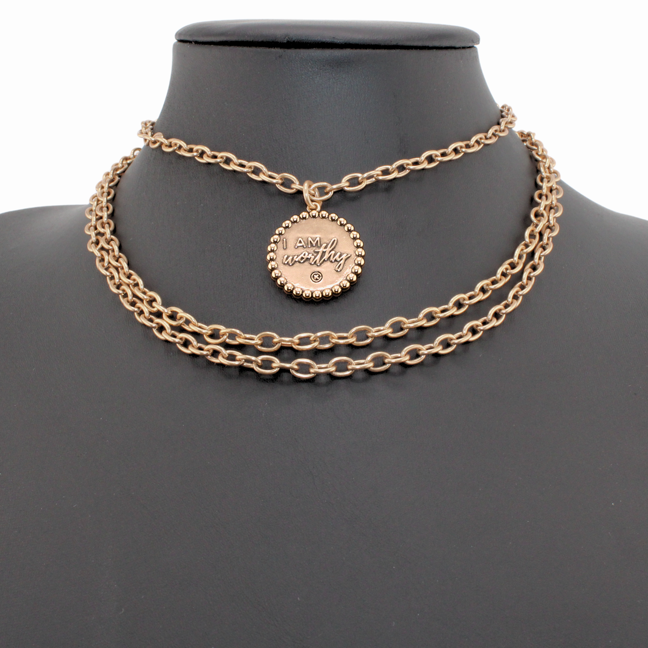 I Am Worthy Sun Essential Necklace