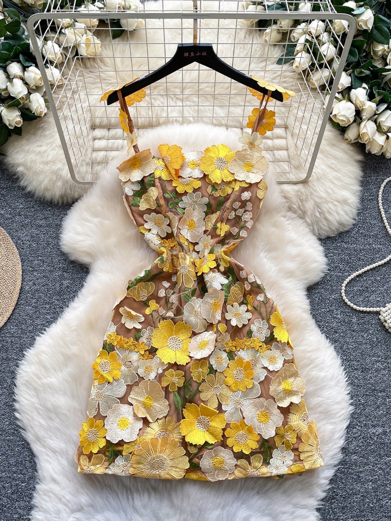 Floral Tie Waist Mini Dress - product image 14