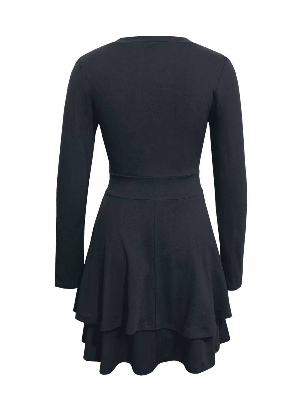 V-Neck Layered Ruffle Mini Dress - product image 5