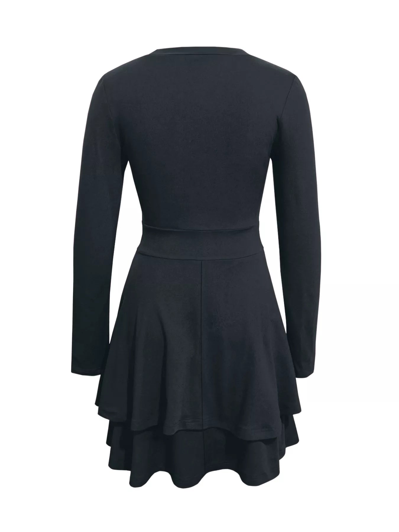 V-Neck Layered Ruffle Mini Dress - product image 5