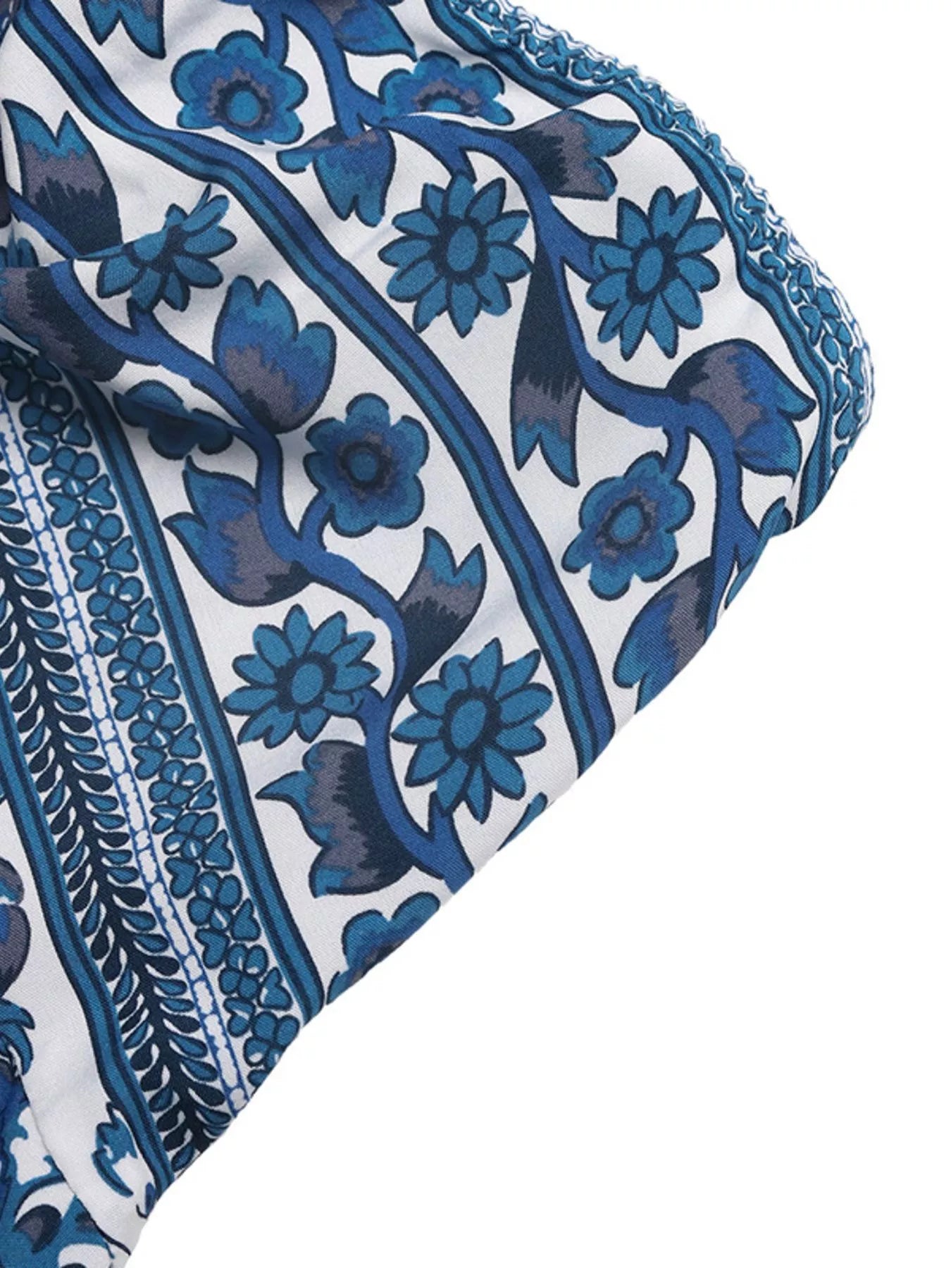 Floral Print Strapless Maxi Dress view 8 - Shopiebay