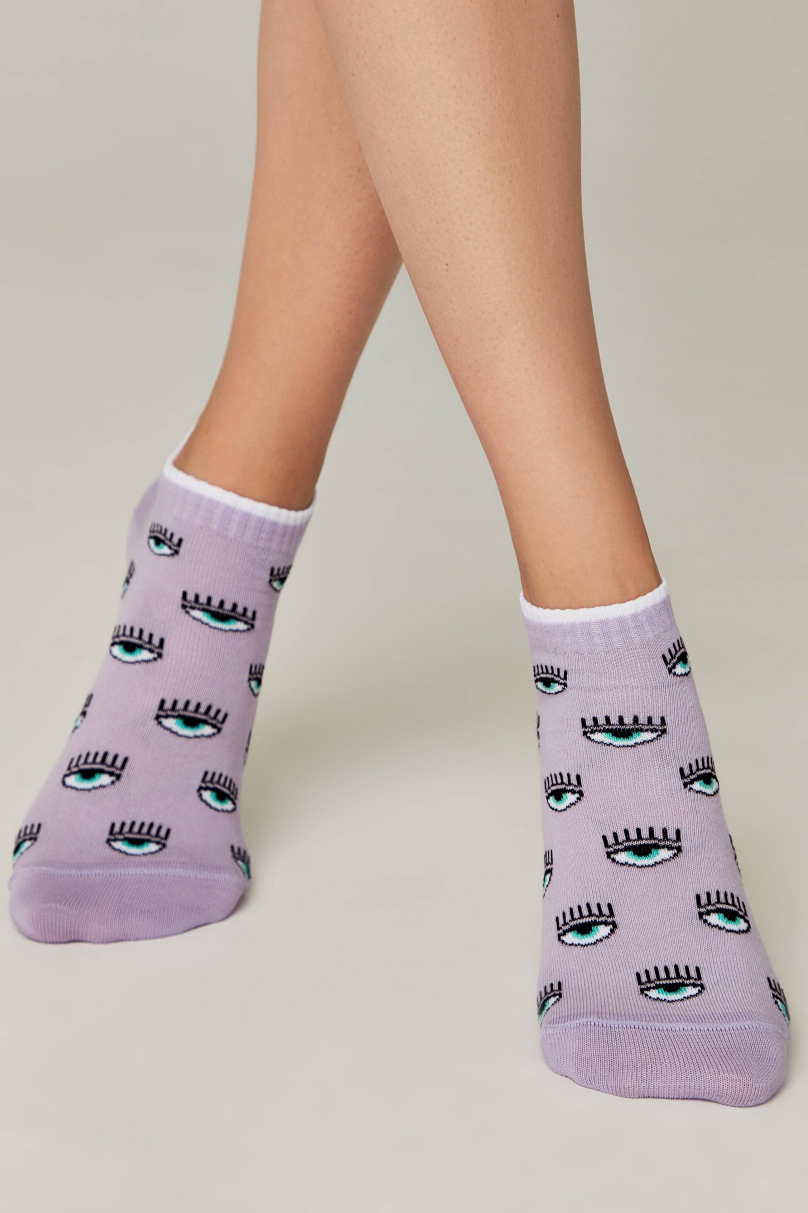 Cotton Ankle Socks Conte Classic - 438 Eyes Secondary image