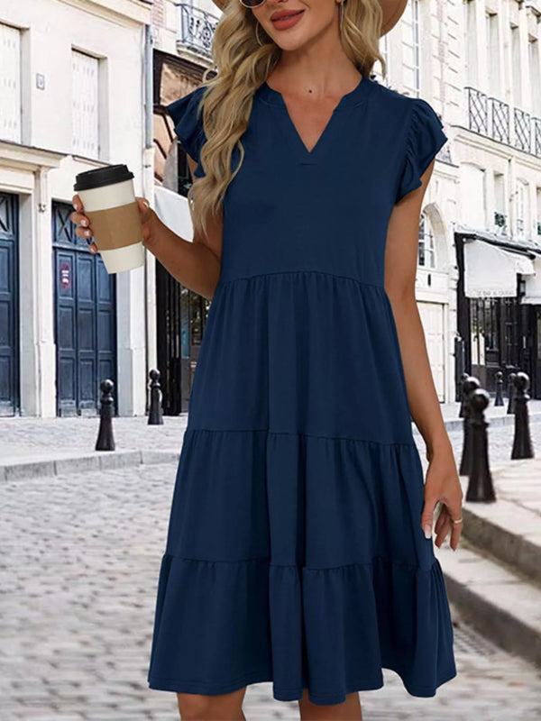 Ruffle Sleeve Tiered Midi Dress - product image 14