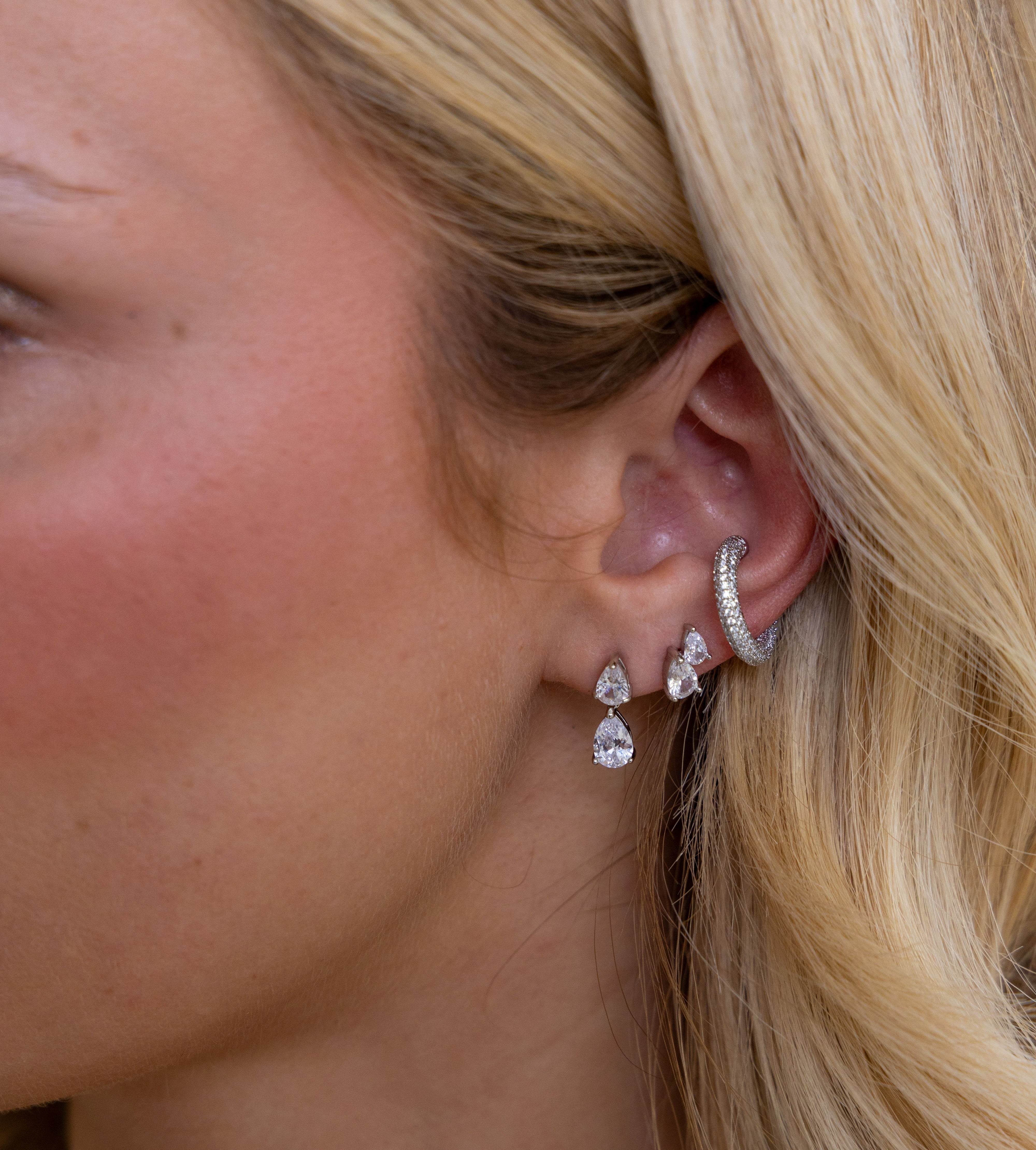 Michelle Teardrop Stud Secondary image