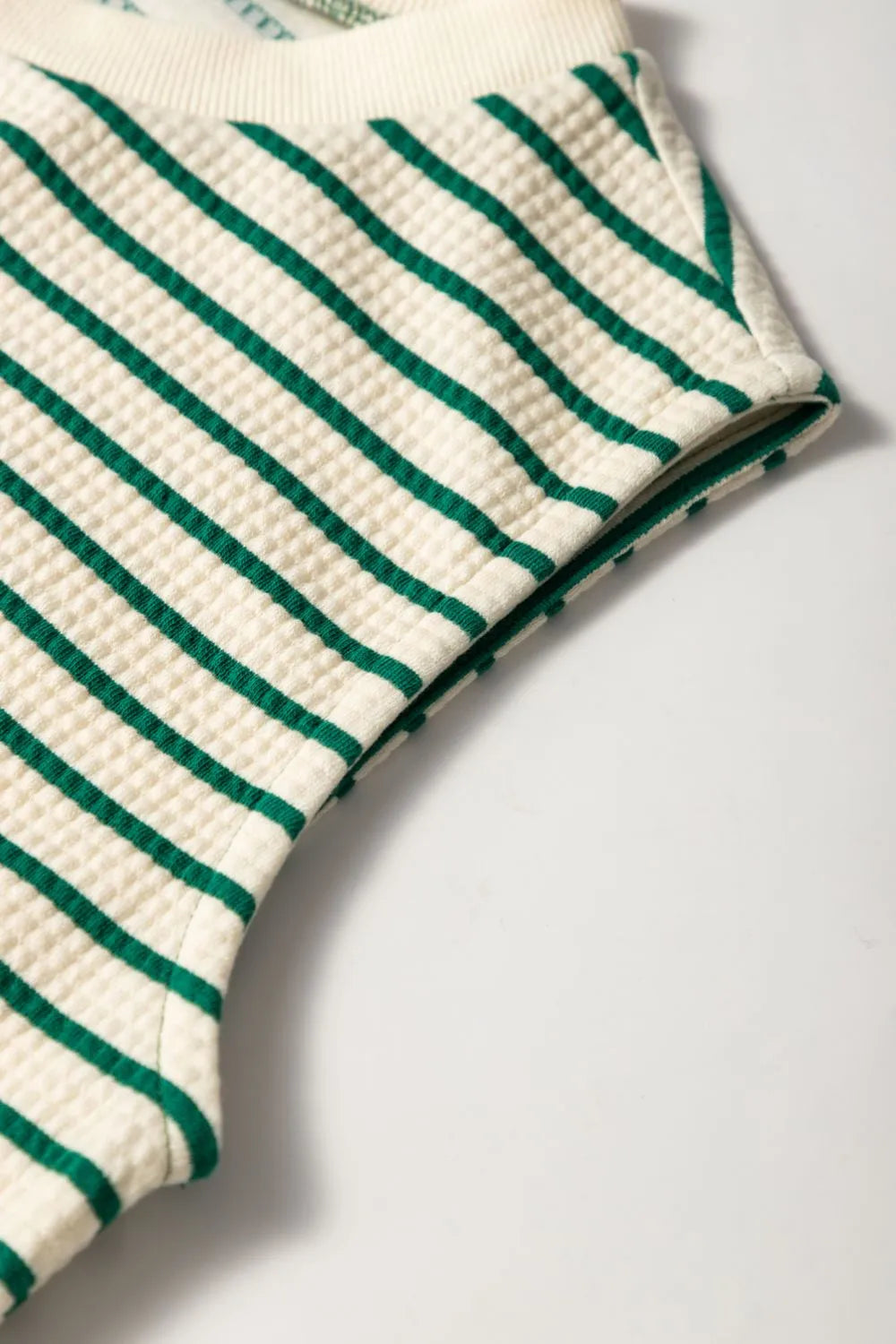 Stripe Woven Sleeveless Mini Dress view 10 - Shopiebay