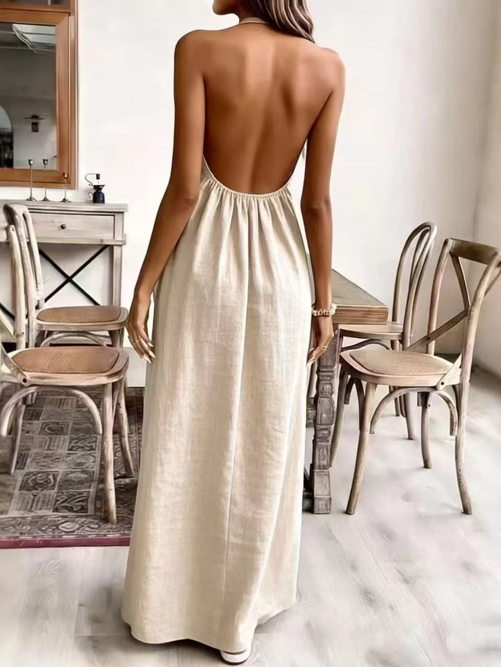 Halter Neck Maxi Dress - product image 2