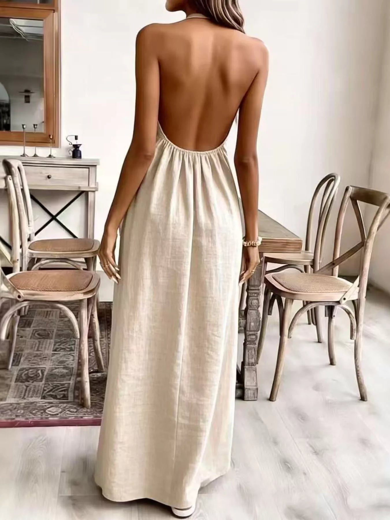 Halter Neck Maxi Dress - product image 2