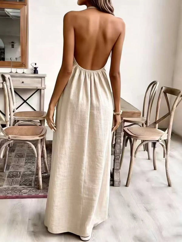 Halter Neck Maxi Dress - product image 2