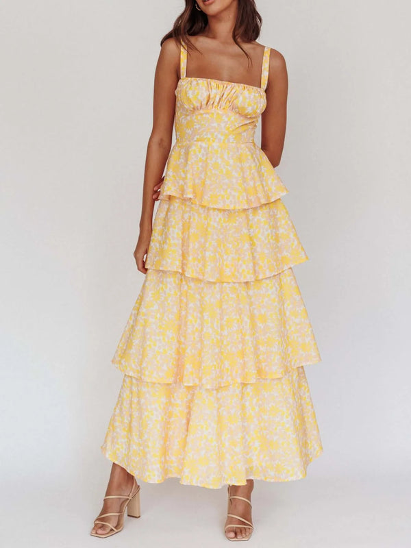 Floral Layered Ruffle Maxi Dress - product image 6