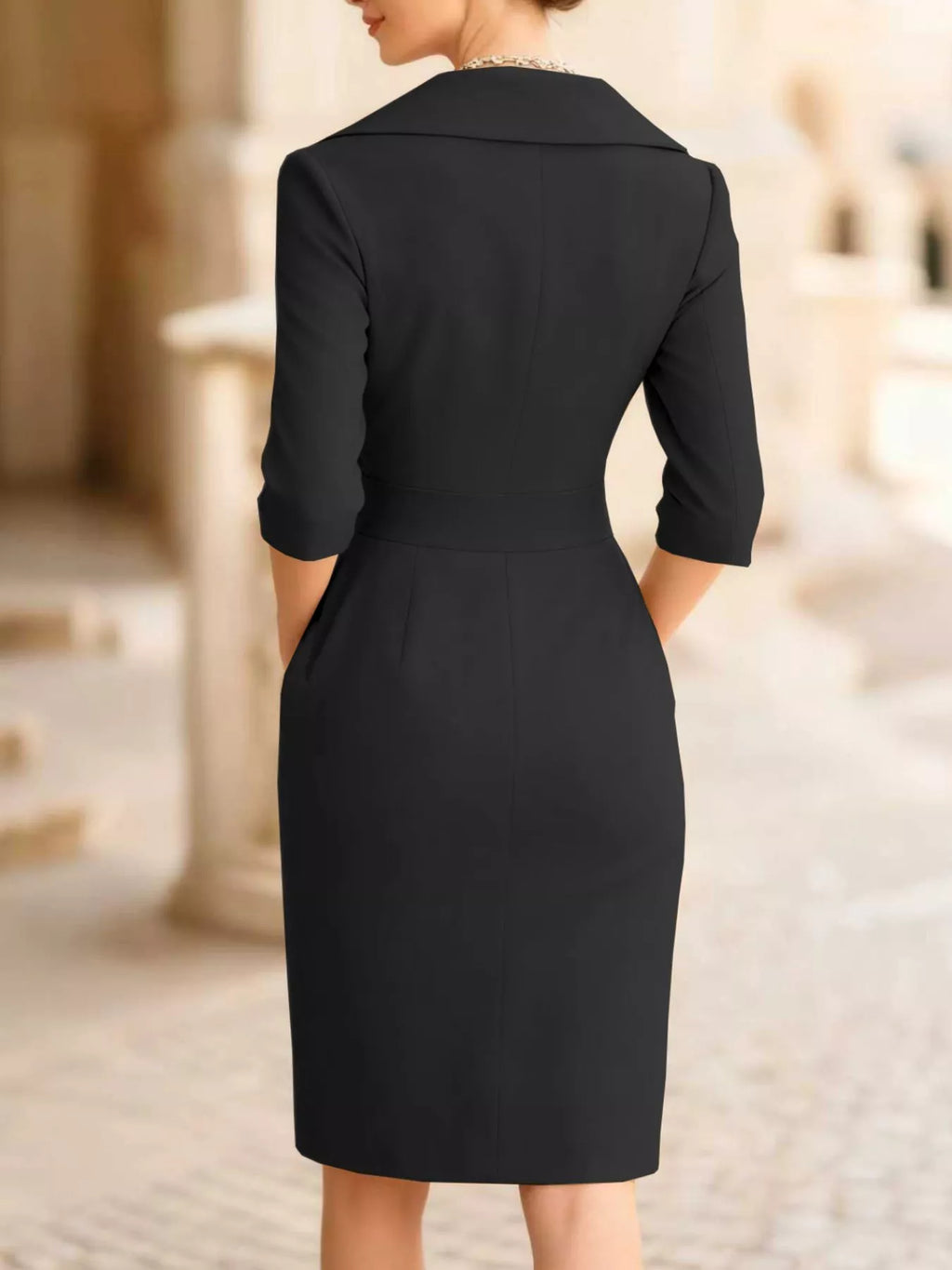Surplice Long Sleeve Dress - product image 6