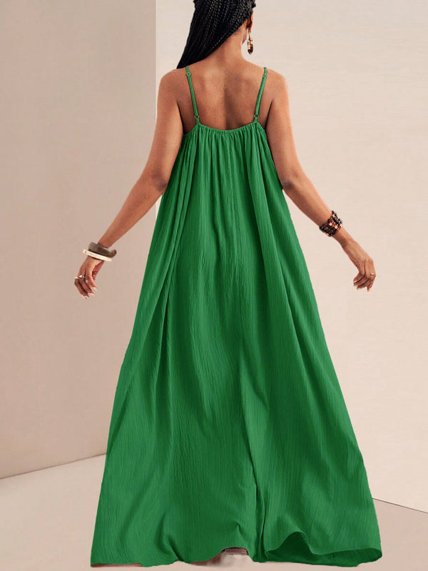 Spaghetti Strap Flowy Maxi Dress - product image 22