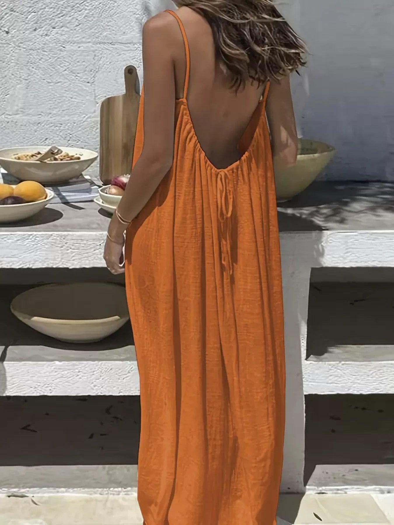 Full Size Backless Scoop Neck Maxi Dress Plus Size - product image 15