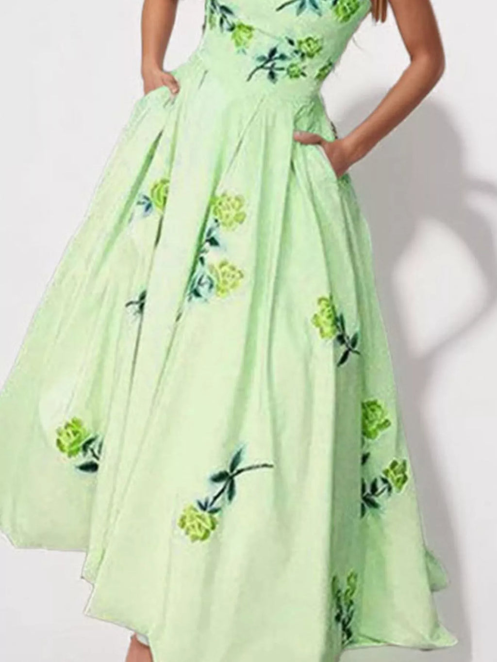 Floral Print Tube Maxi Dress - product image 3