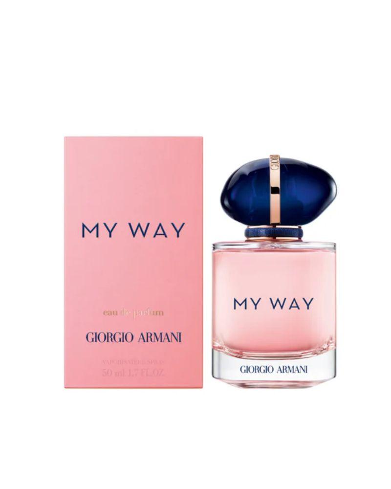 Giorgio Armani My Way Eau de Parfum 50ml pink perfume bottle and box Main image