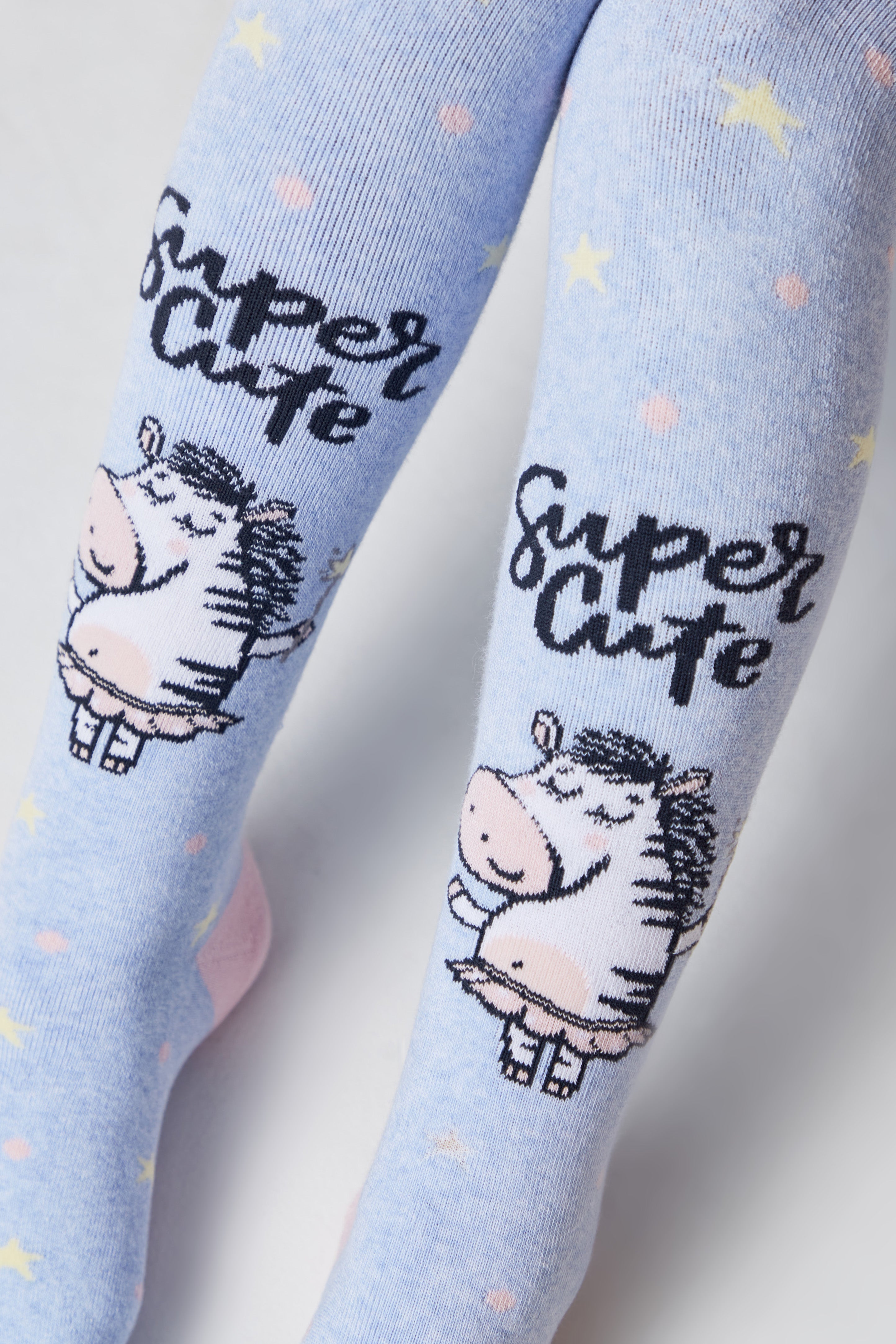 Conte-Kids Cotton Terry Tights - Sof-Tiki 521 Secondary image
