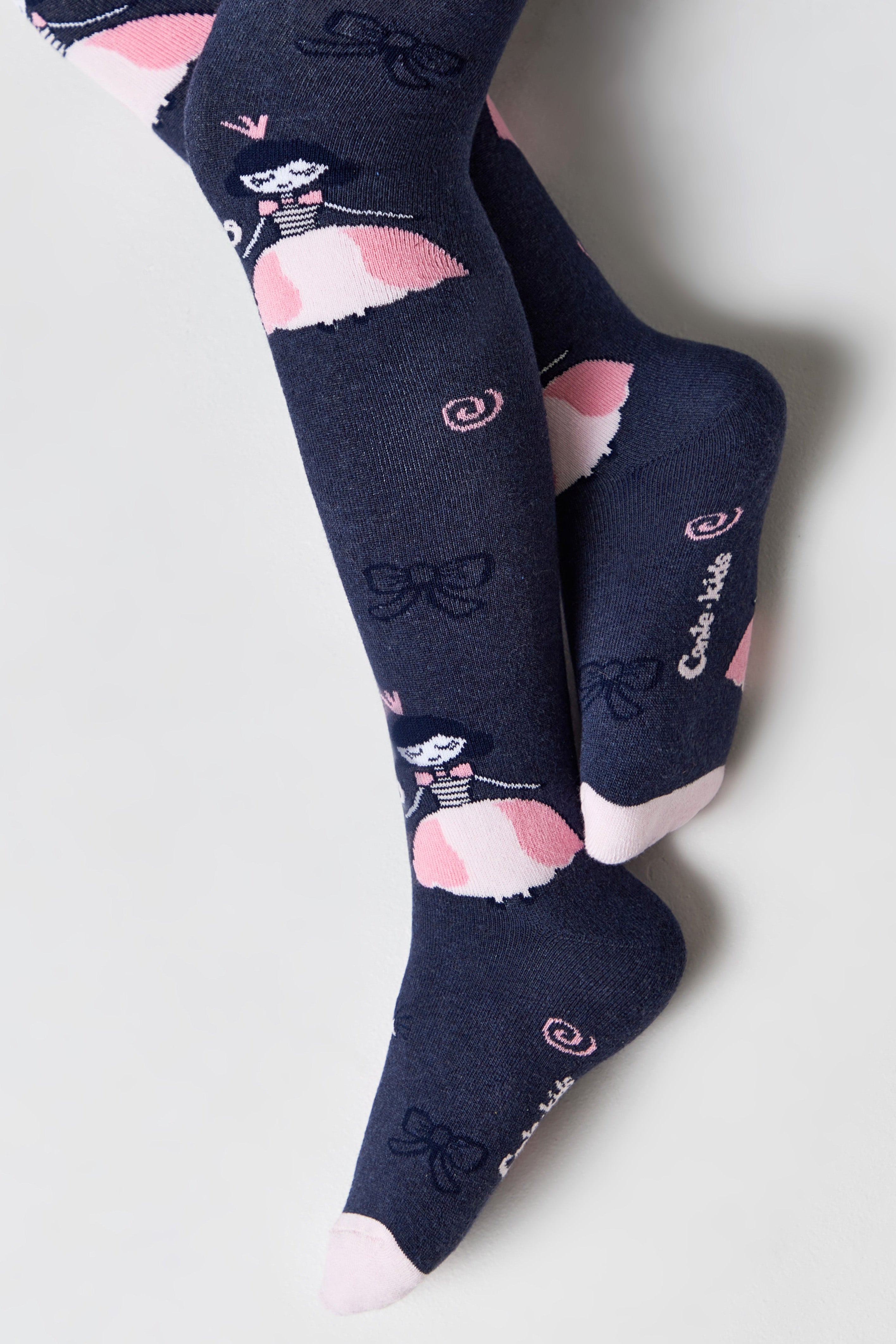 Conte-Kids Cotton Terry Tights - Sof-Tiki 523 Secondary image