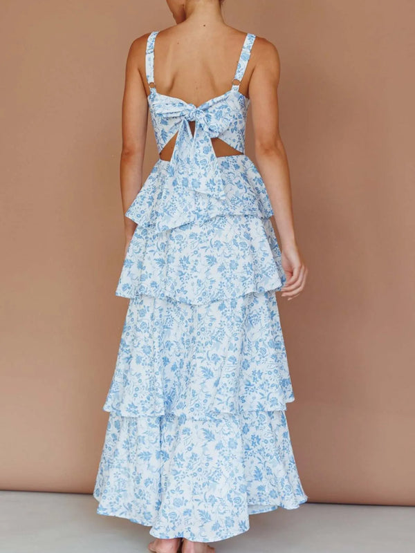 Floral Layered Ruffle Maxi Dress - product image 13