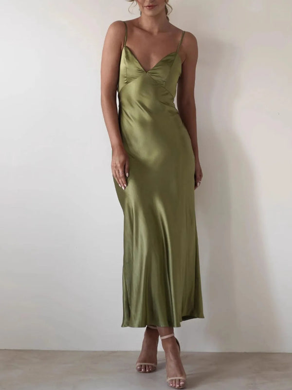 Satin Backless Cami Dress - product image 8