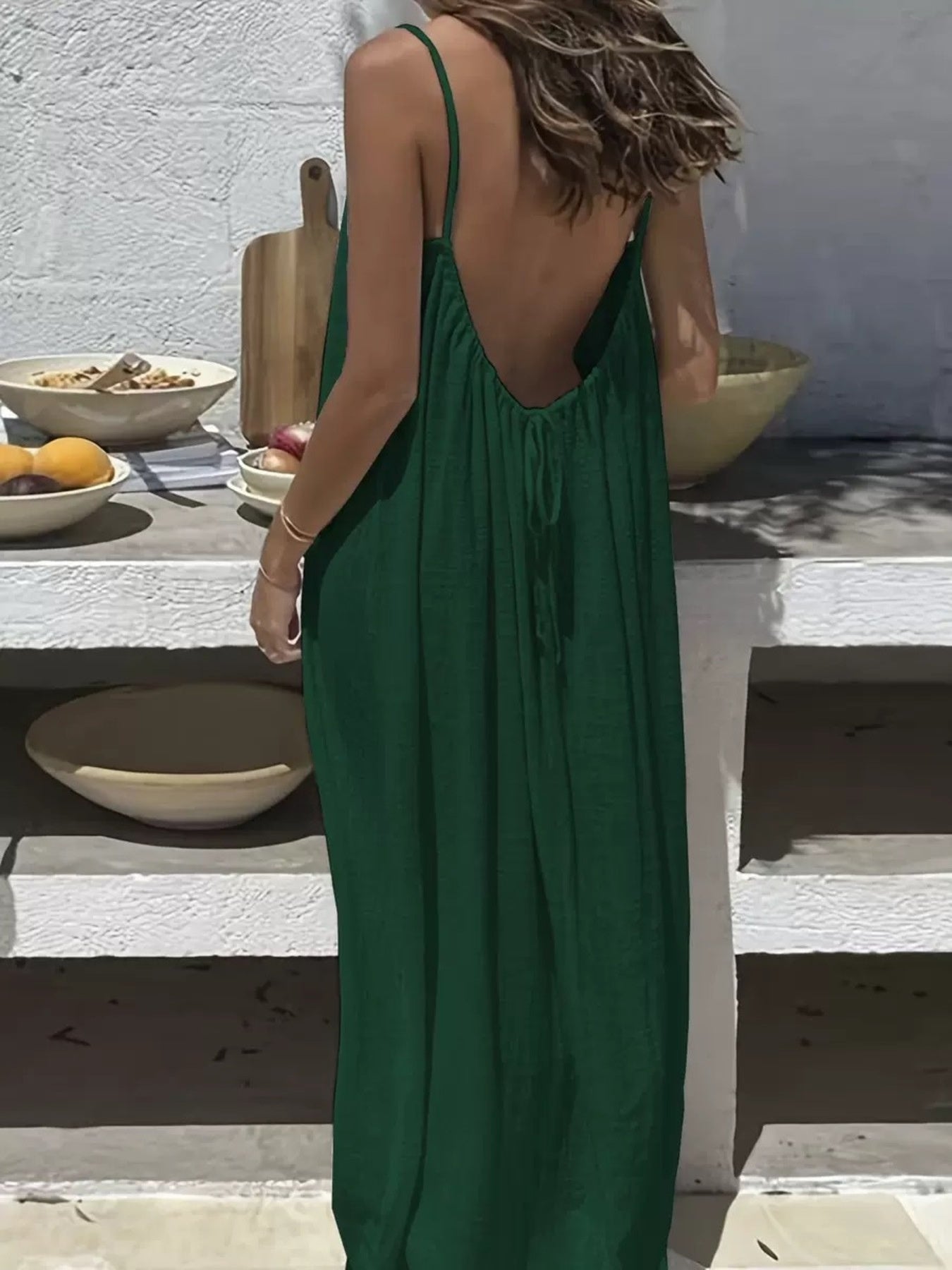 Full Size Backless Scoop Neck Maxi Dress Plus Size - product image 13