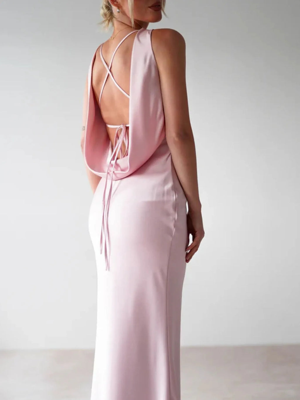 Satin Sleeveless Maxi Dress - product image 17