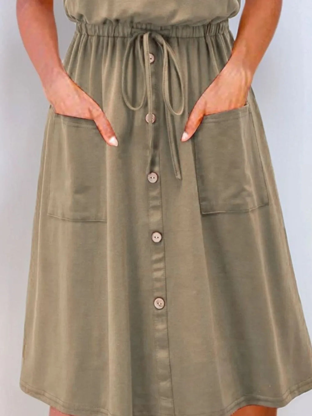 Round Neck Sleeveless Tank Dress - product image 7