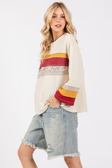 SAGE + FIG French Terry Color Block T-Shirt