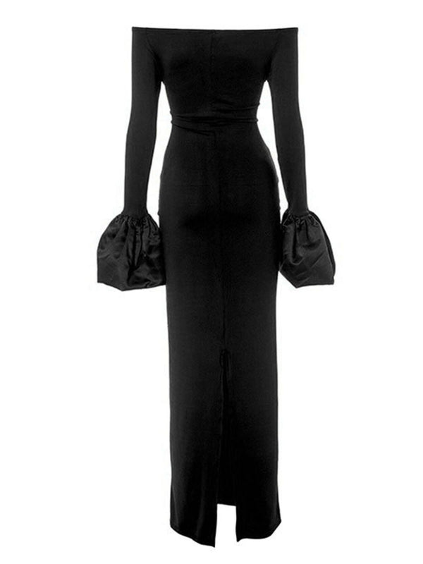 Off-Shoulder Flounce Sleeve Maxi Dress - product image 5